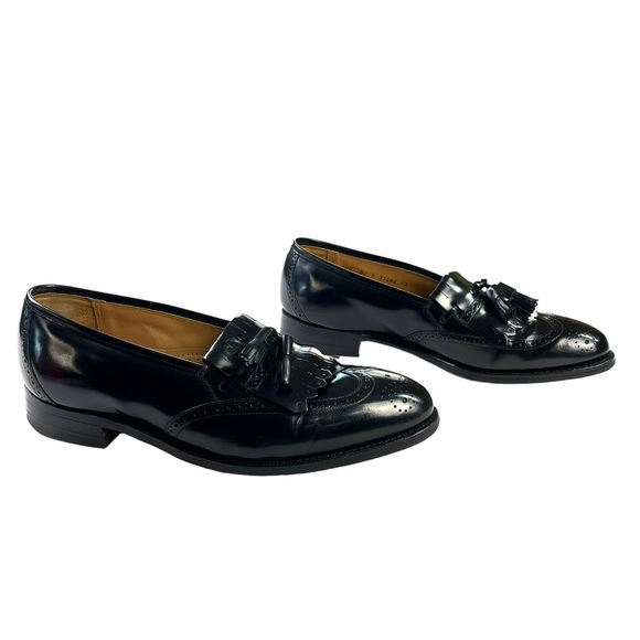 Johnston & Murphy Optima Wing Tip Tassel Loafers Mens‎ Dress Shoes Size 10.5